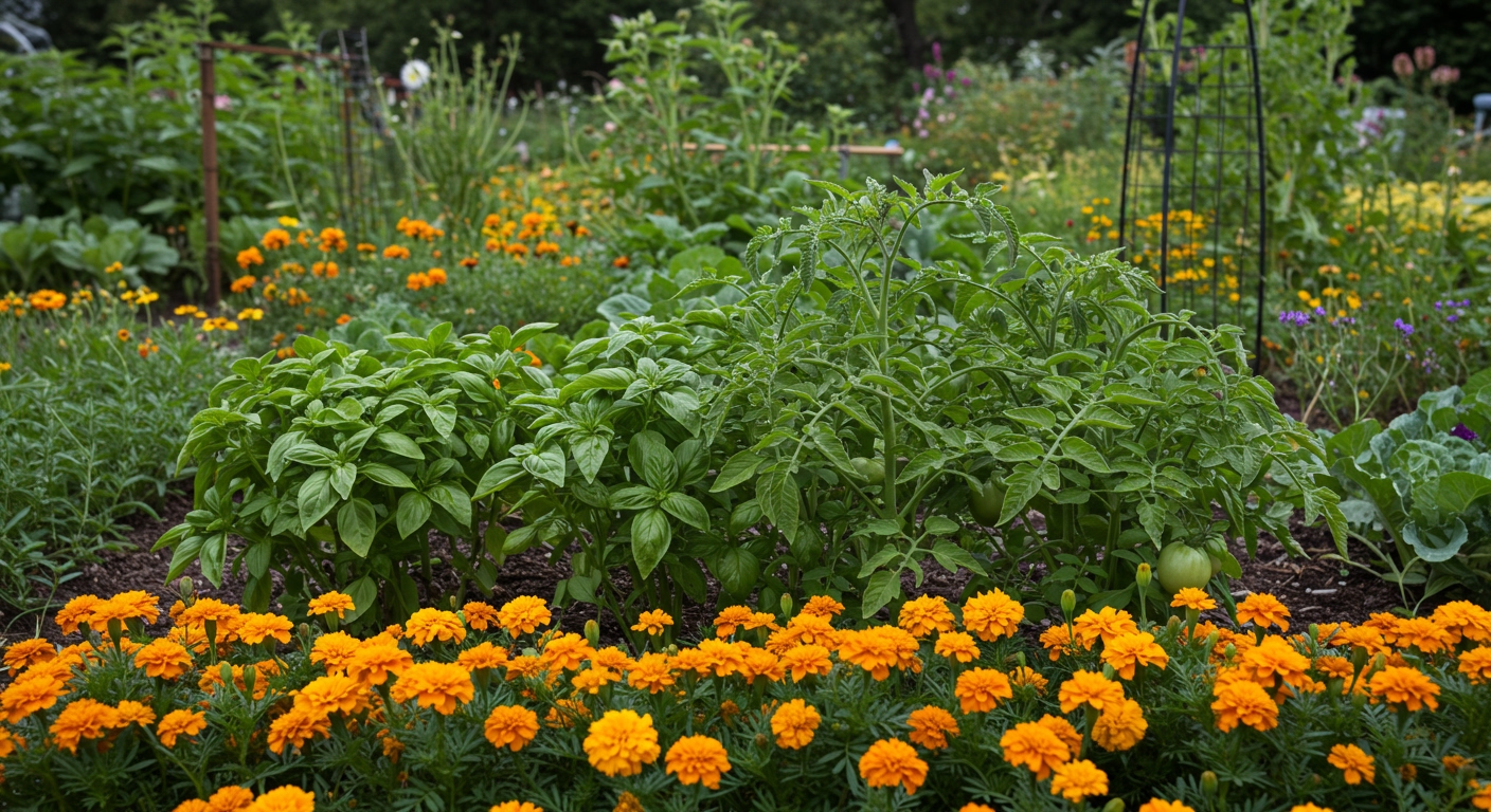 companion planting guide for vegetable gardens - illustration 2