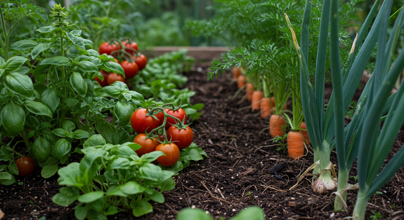 companion planting guide for vegetable gardens - illustration 4