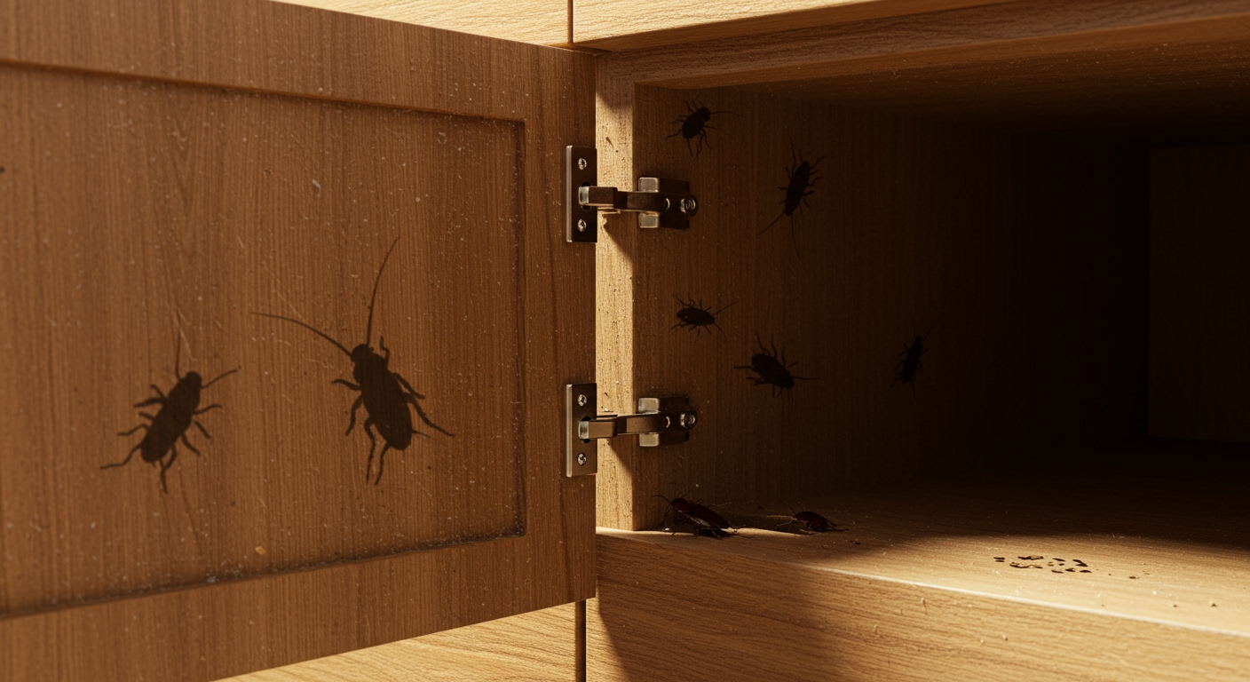 where do cockroaches hide in furniture - illustration 4